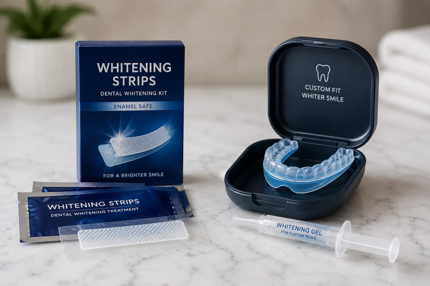 Are over-the-counter whitening kits safe explained by dentist at The White Dental Practice, your 'dental clinic near me', in Mankapur Nagpur