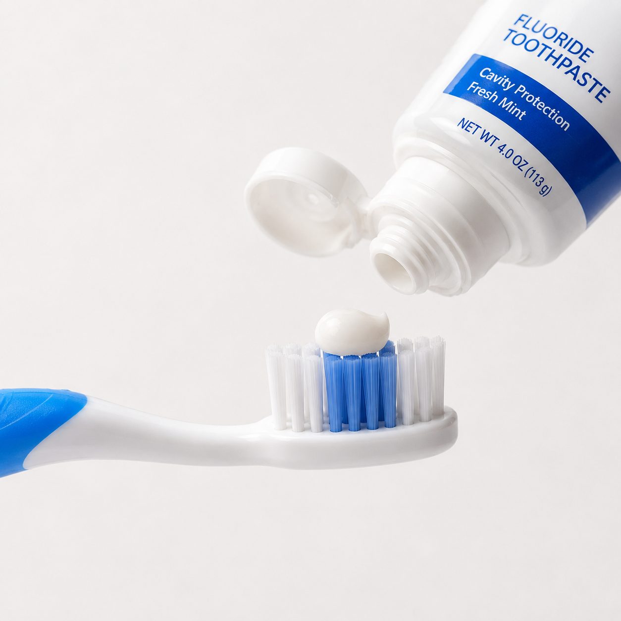 Choosing fluoride toothpaste explained by dentist at The White Dental Practice, your 'dental clinic near me', in Mankapur Nagpur