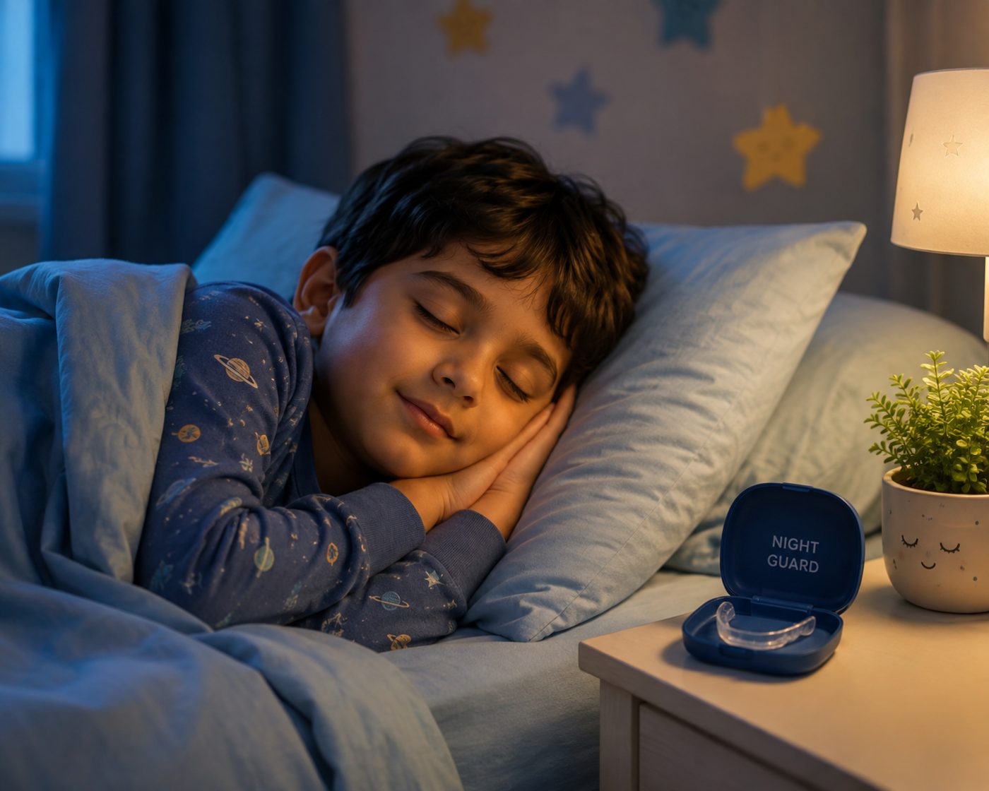 Child teeth grinding at night explained by dentist at The White Dental Practice, your 'dental clinic near me', in Mankapur Nagpur