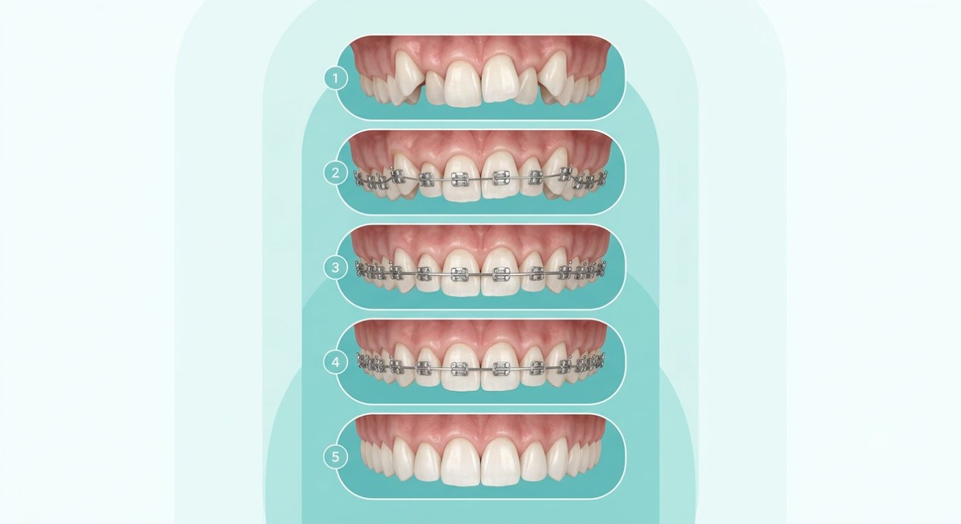 How long orthodontic treatment takes explained by dentist at The White Dental Practice, your 'dental clinic near me', in Mankapur Nagpur