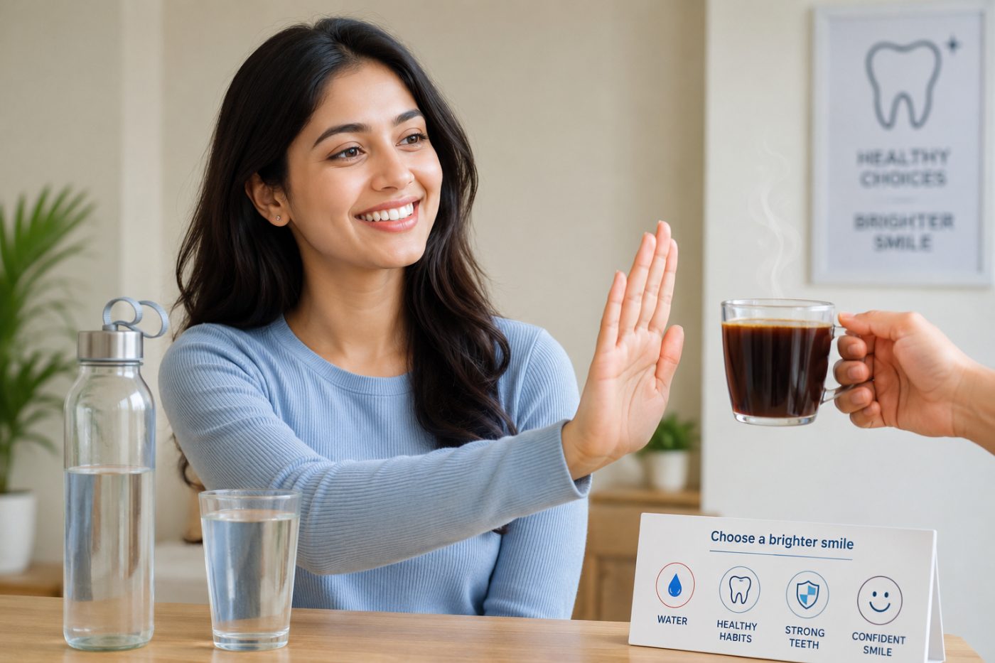 How long teeth whitening lasts explained by dentist at The White Dental Practice, your 'dental clinic near me', in Mankapur Nagpur