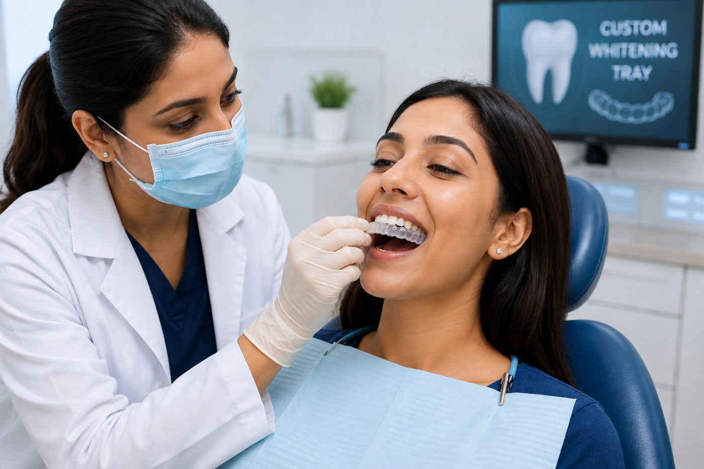 Is teeth whitening safe for enamel explained by dentist at The White Dental Practice, your 'dental clinic near me', in Mankapur Nagpur