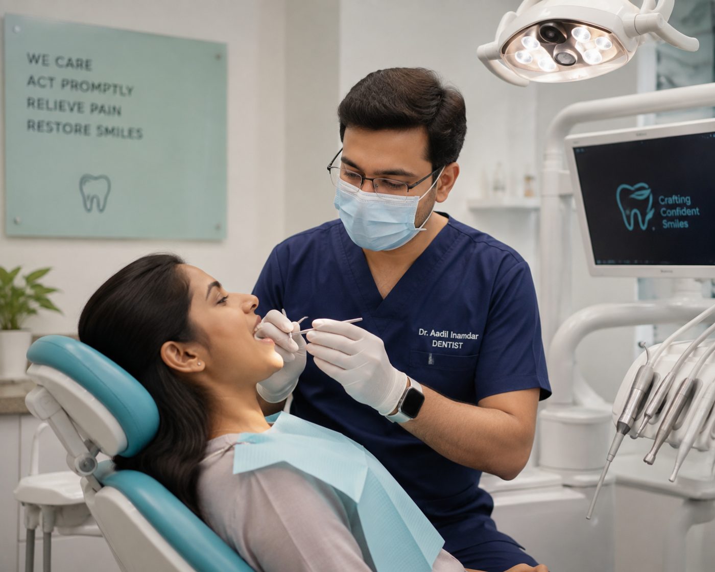 Single versus multiple sitting root canal explained by dentist at The White Dental Practice, your 'dental clinic near me', in Mankapur Nagpur