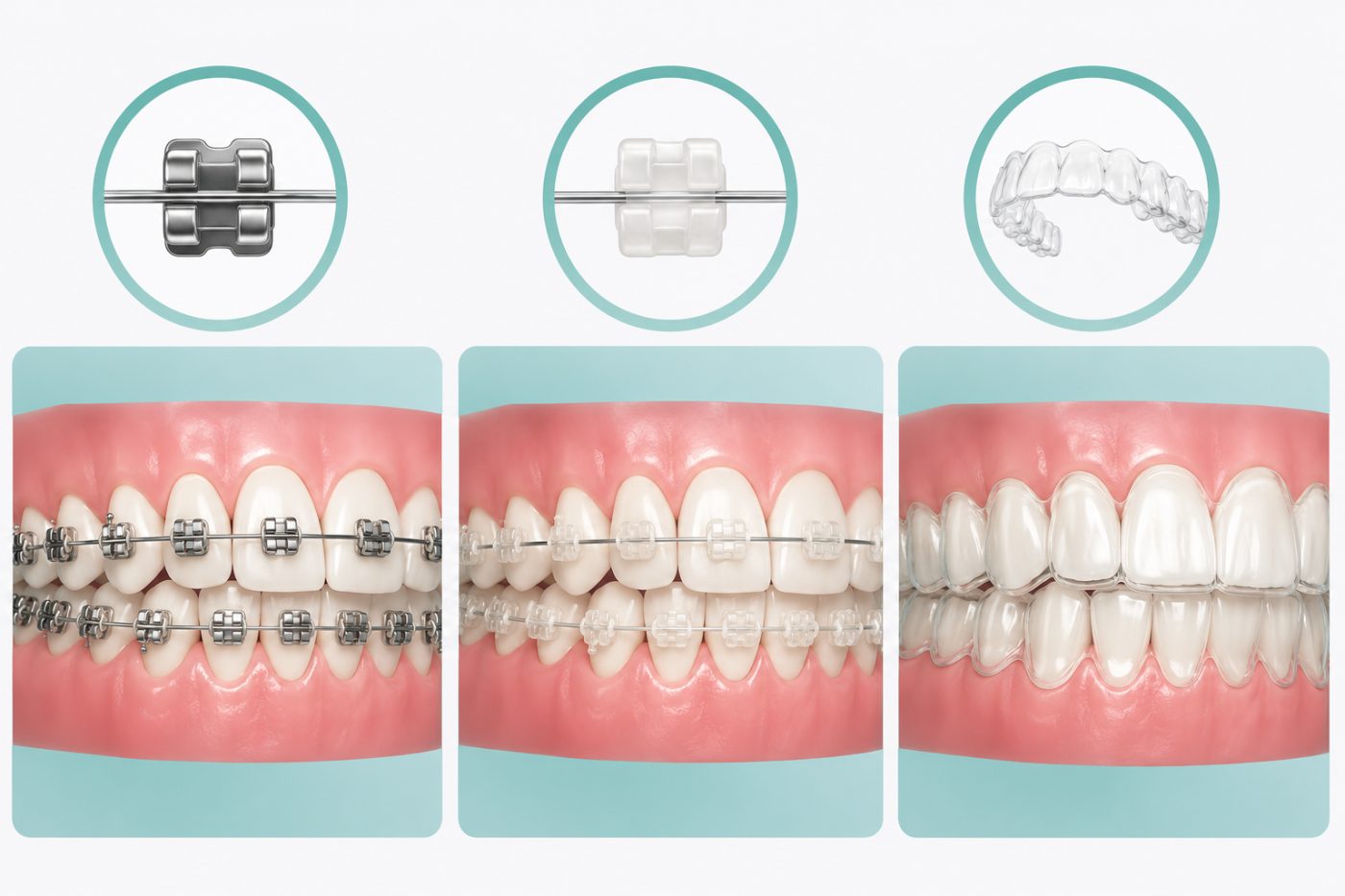 Options for straightening crooked teeth explained by dentist at The White Dental Practice, your 'dental clinic near me', in Mankapur Nagpur