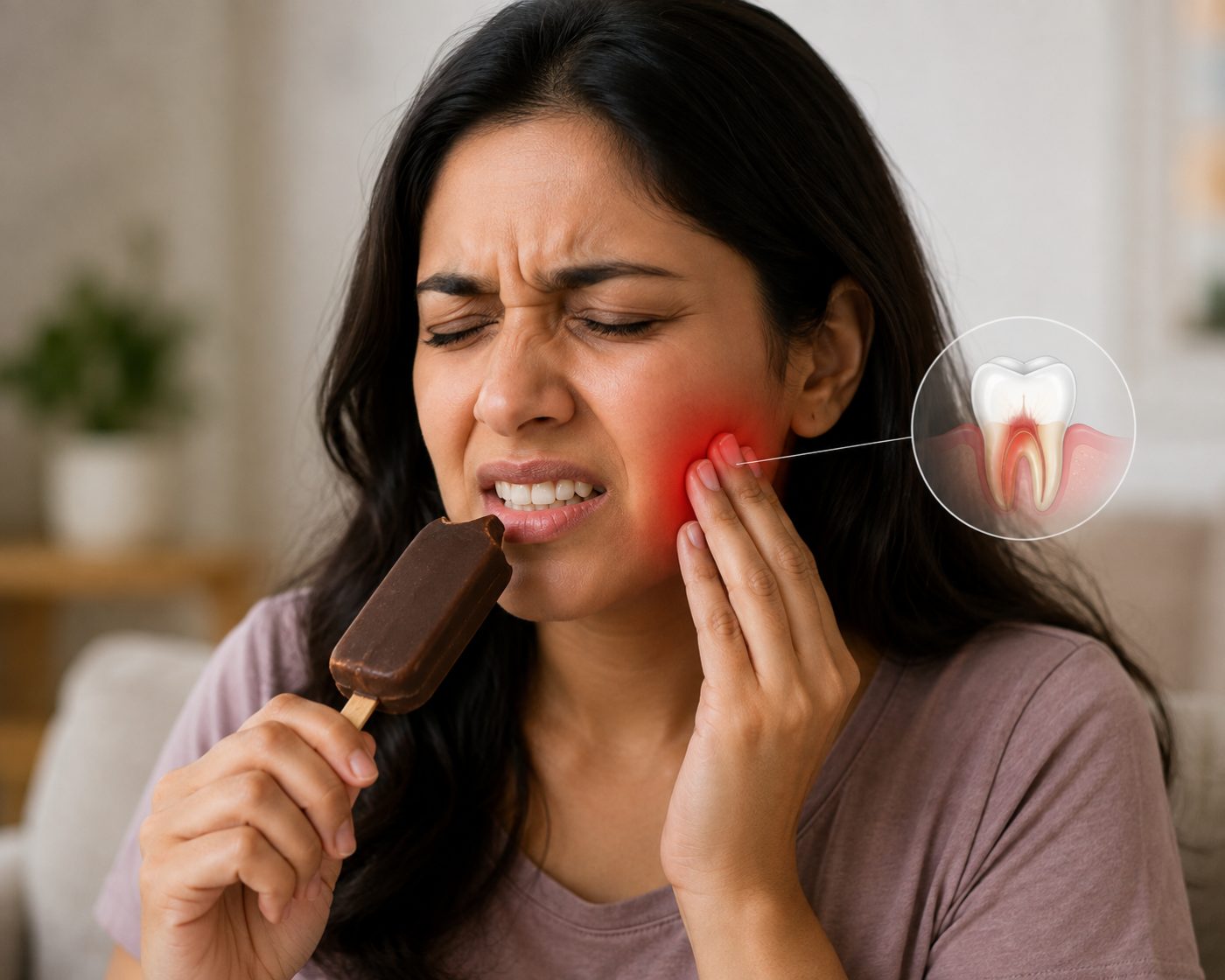 Tooth pain when biting explained by dentist at The White Dental Practice, your 'dental clinic near me', in Mankapur Nagpur