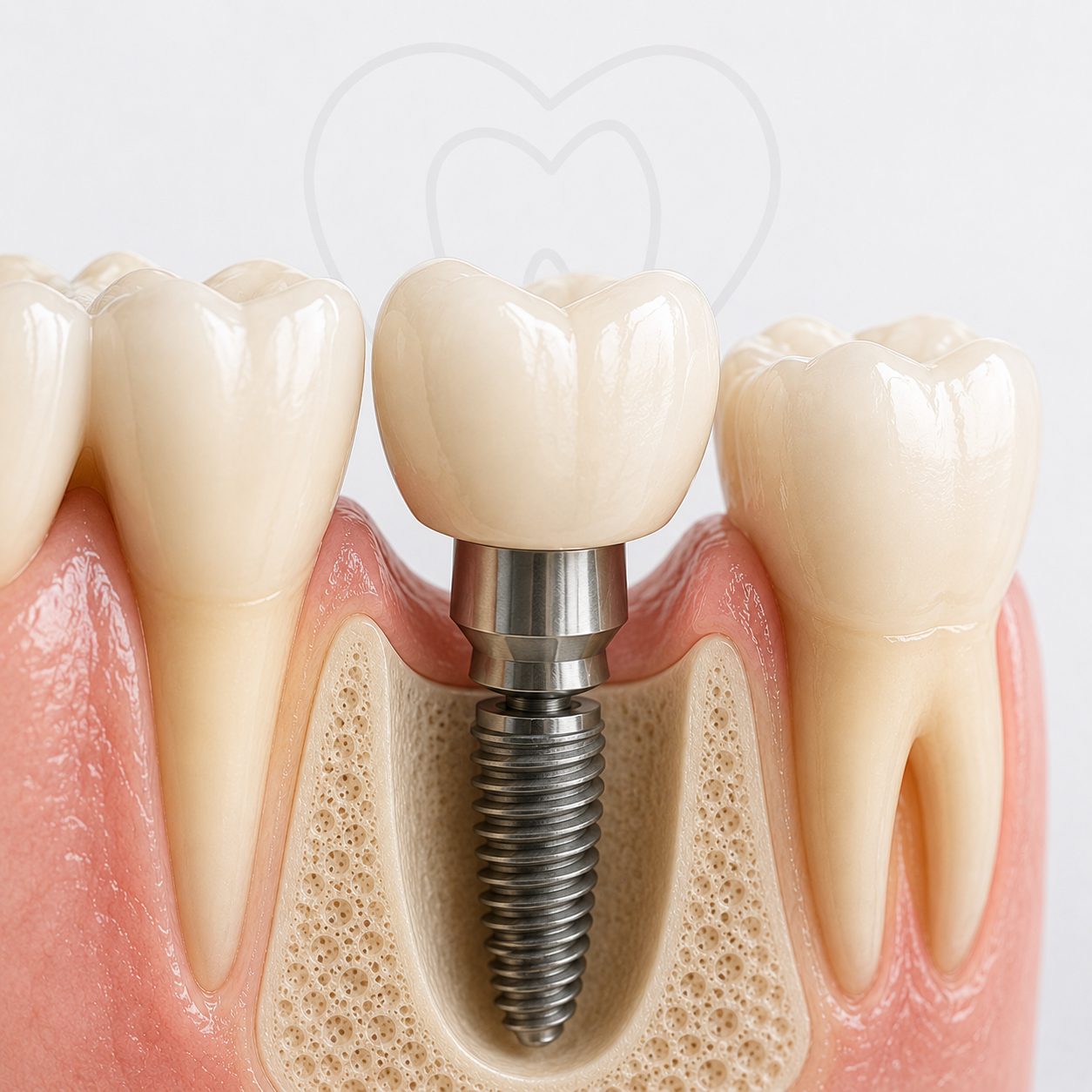 How dental implants work explained by dentist at The White Dental Practice, your 'dental clinic near me', in Mankapur Nagpur
