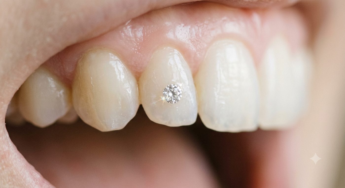 Tooth jewellery safety explained by dentist at The White Dental Practice, your 'dental clinic near me', in Mankapur Nagpur
