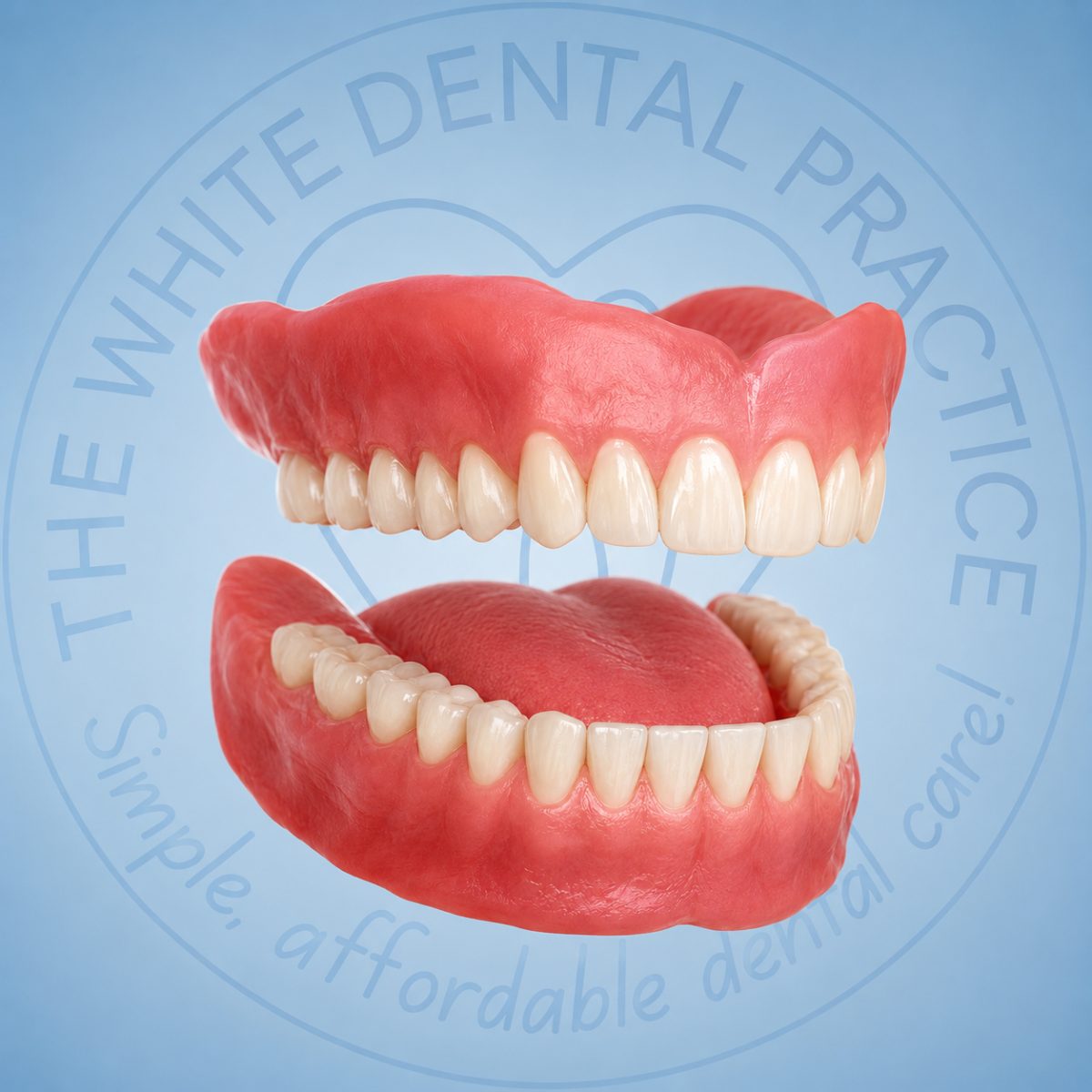 Dentures with dentist at The White Dental Practice, dental clinic near me in Mankapur Nagpur